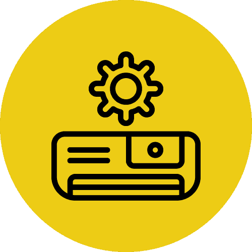 Heating and cooling system repair and installation.