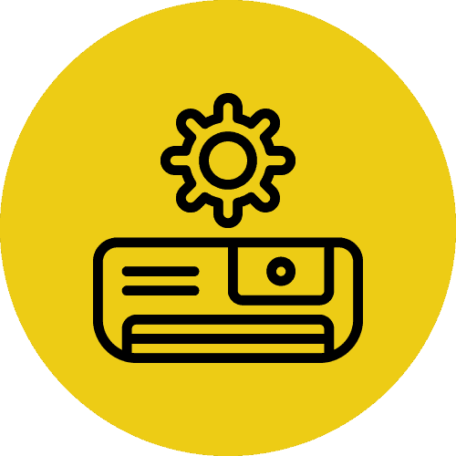 Heating and cooling system repair and installation.